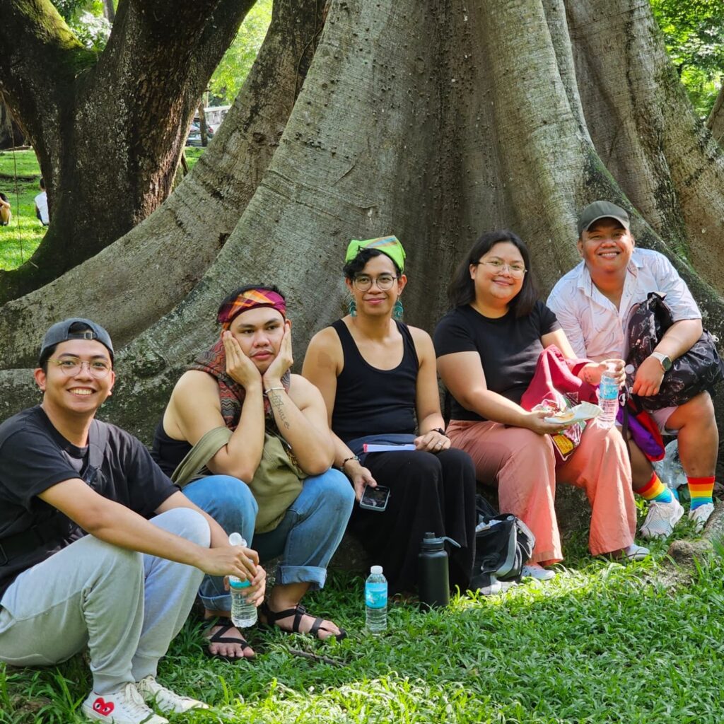 Open Table MCC's congregation participates in Love Laban 3 Pride March in UP Diliman, Quezon City.